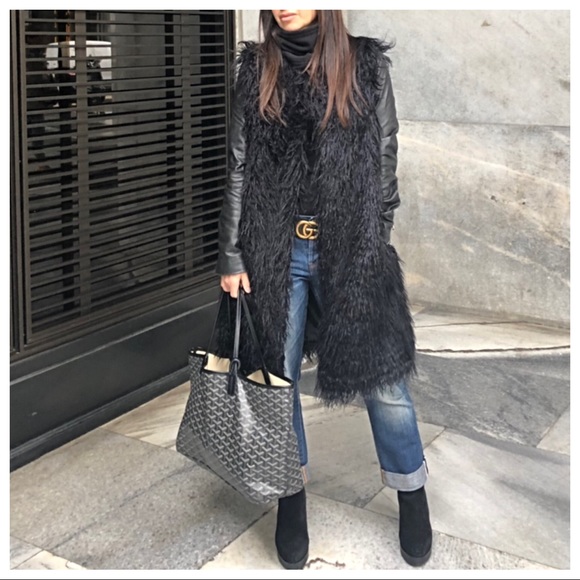 Jackets & Blazers - ✨LAST ONE✨ITALY Gorgeous Faux Fur Shaggy Long Vest
